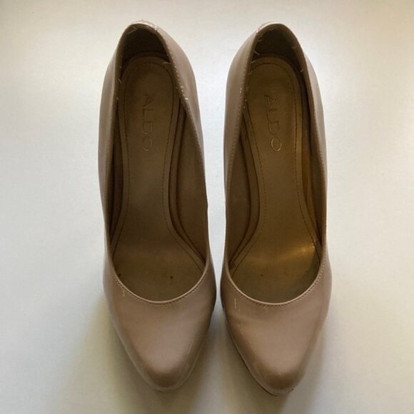 Aldo Nude 5” High Heels, Size 38 B - Picture 1 of 12